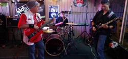 This photo was taken around 2020 with my band Not My Tempo at 'Rock The Dock' in Tacoma Washington USA. We played there almost once a month for 6 years.
